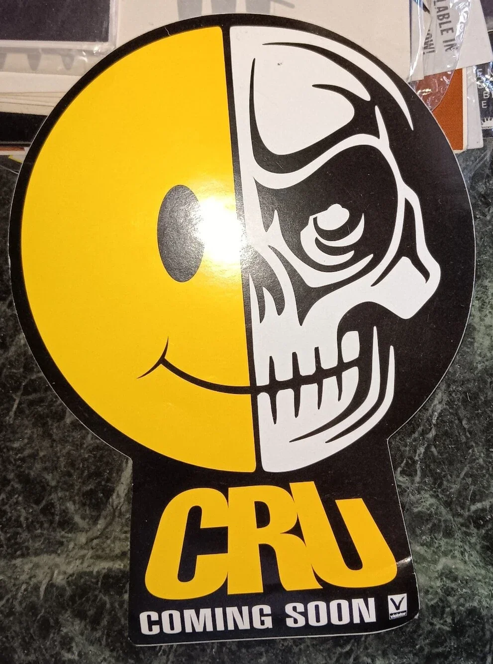 1997 cru coming soon sticker used